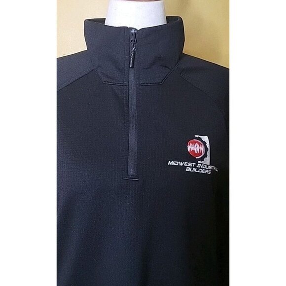 The North Face Women XL Ladies Tech 1/4 Zip Jacket Light Midwest Industrial Buil - Picture 5 of 10